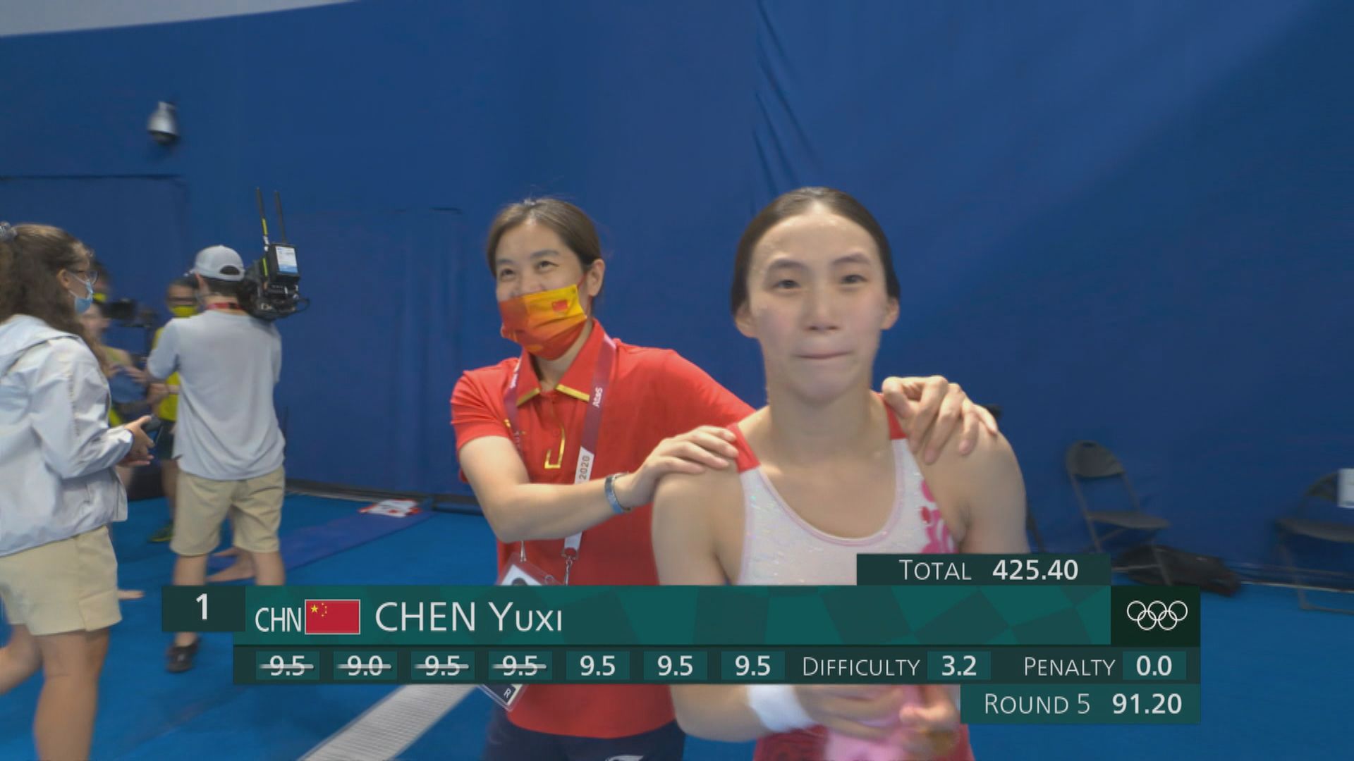 女子10米高台跳水　國家隊包辦金、銀牌