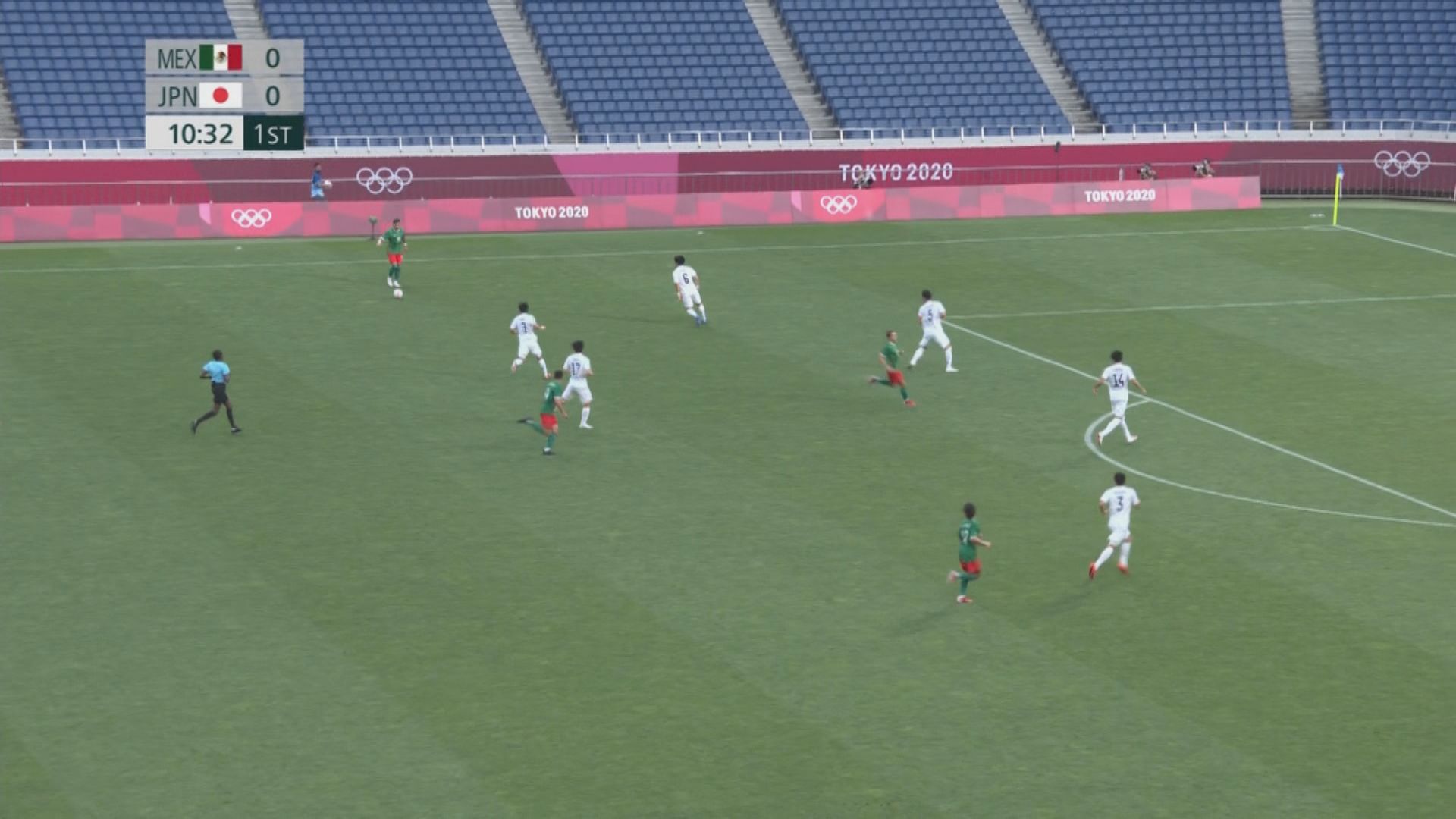 奧運男足季軍戰　墨西哥3:1日本