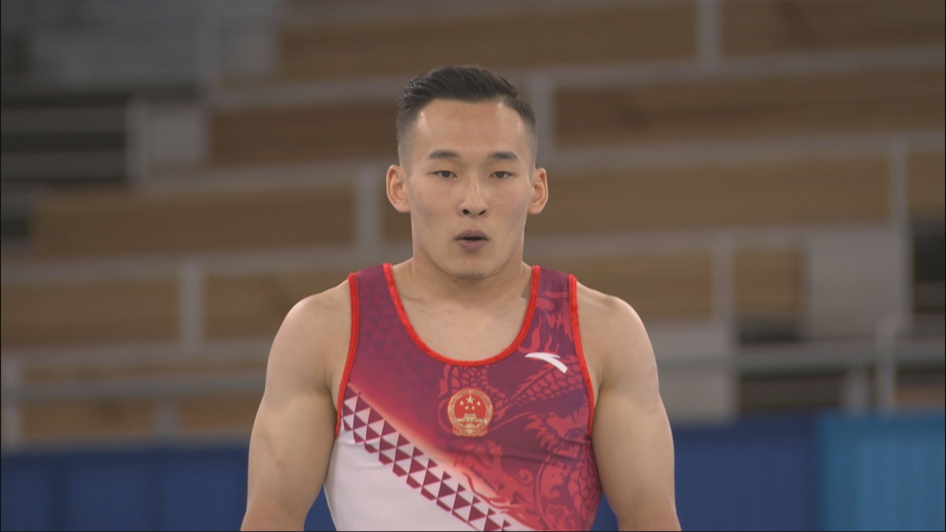 蕭若騰在男子自由體操奪銅