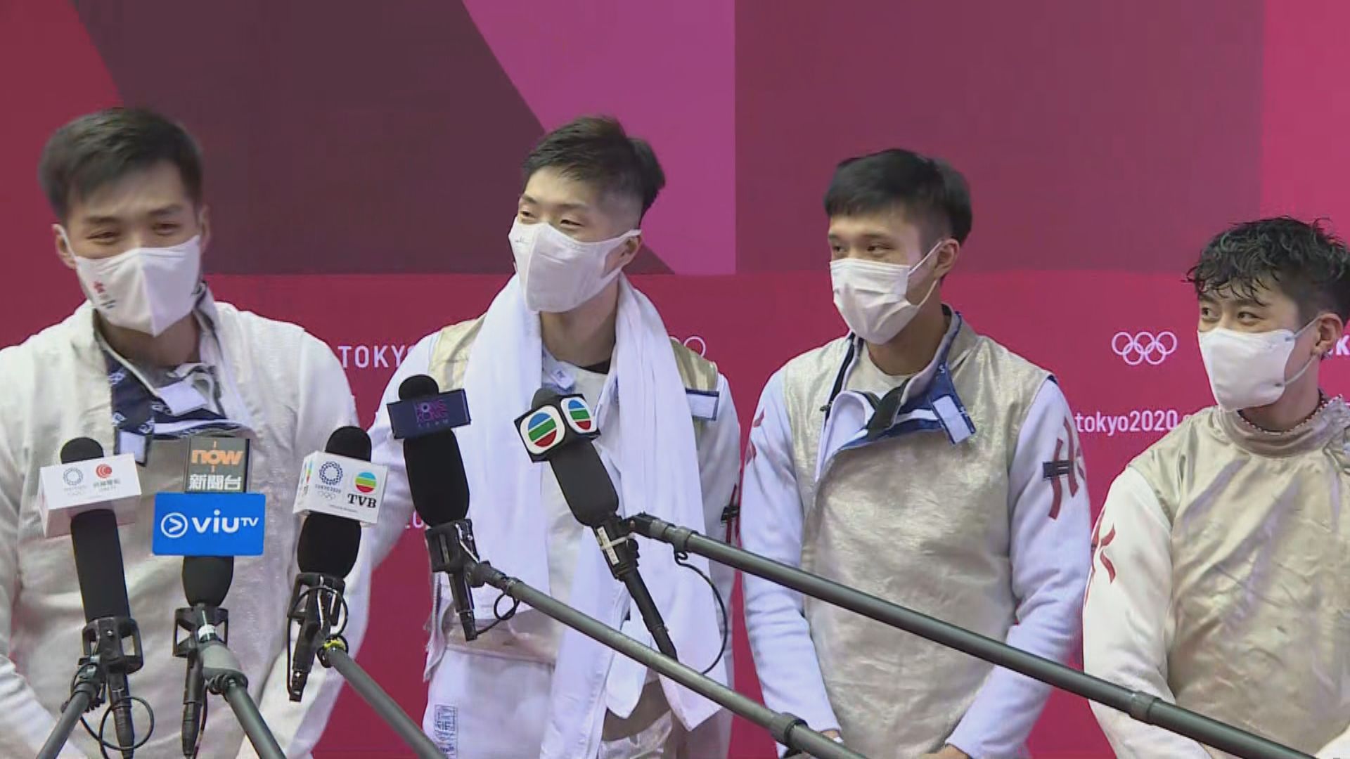 男子花劍團體賽八強　港隊不敵俄羅斯奧委會