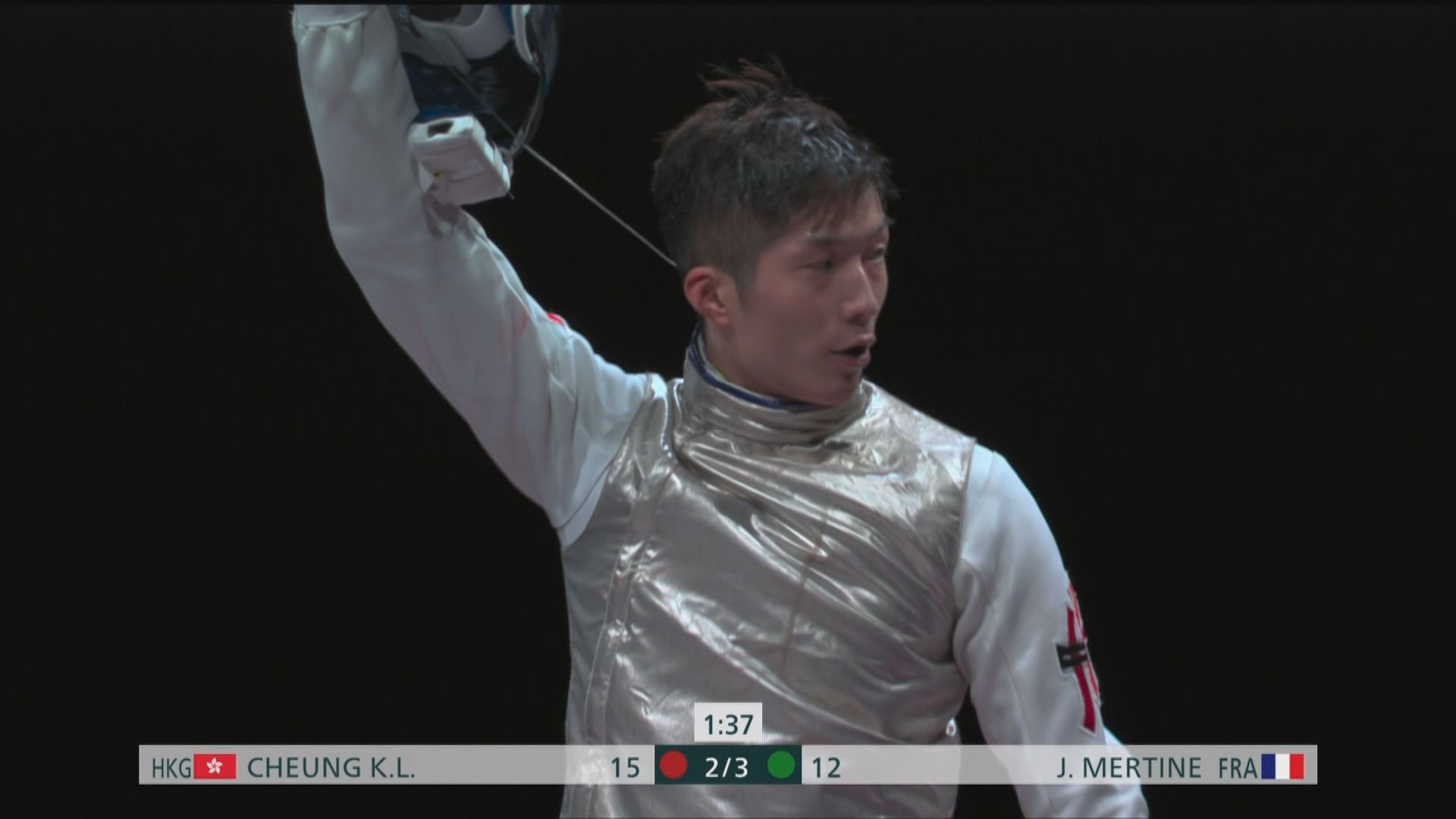 張家朗蔡俊彥男子花劍雙雙晉級16強