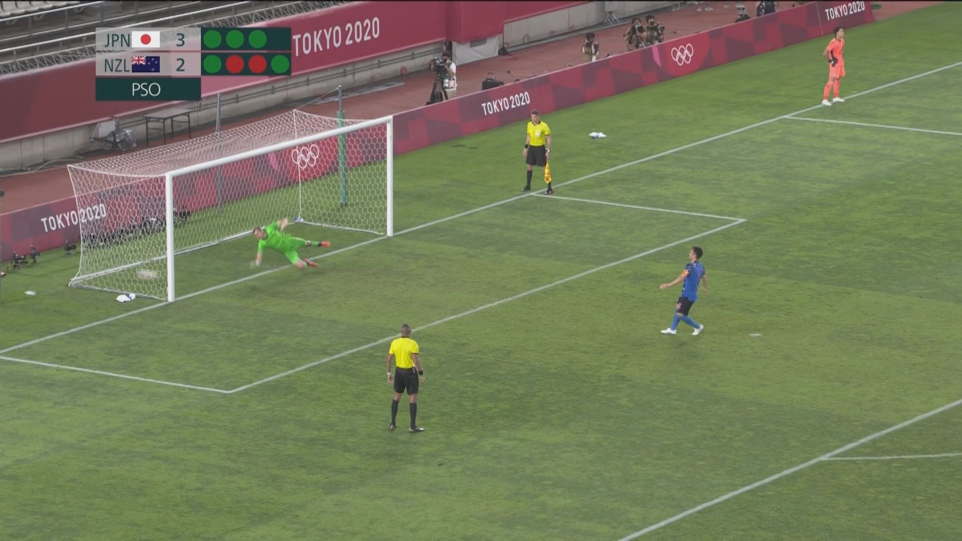 奧運男足　日本互射十二碼淘汰新西蘭