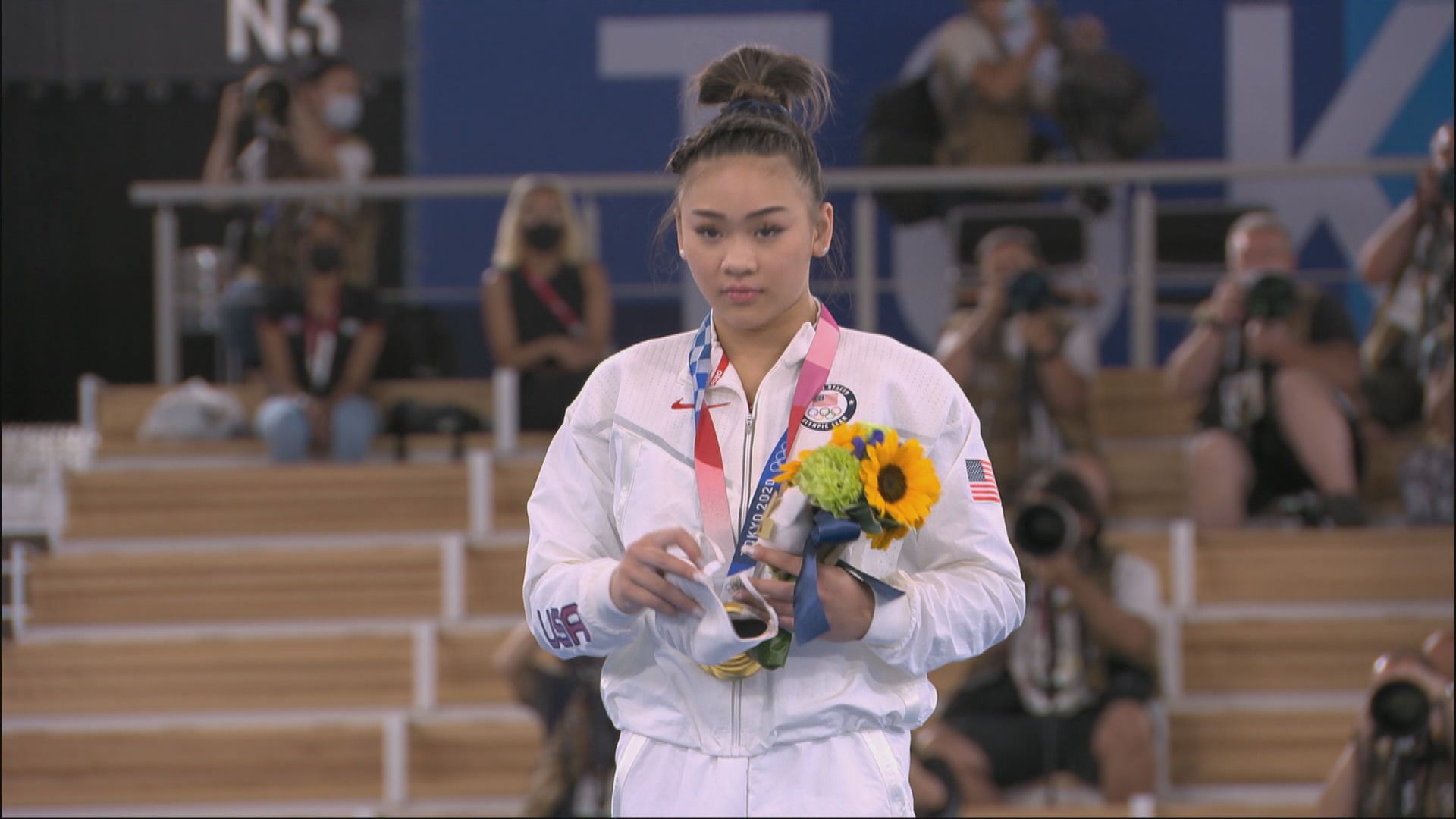 體操　美國選手李爾女子全能奪金