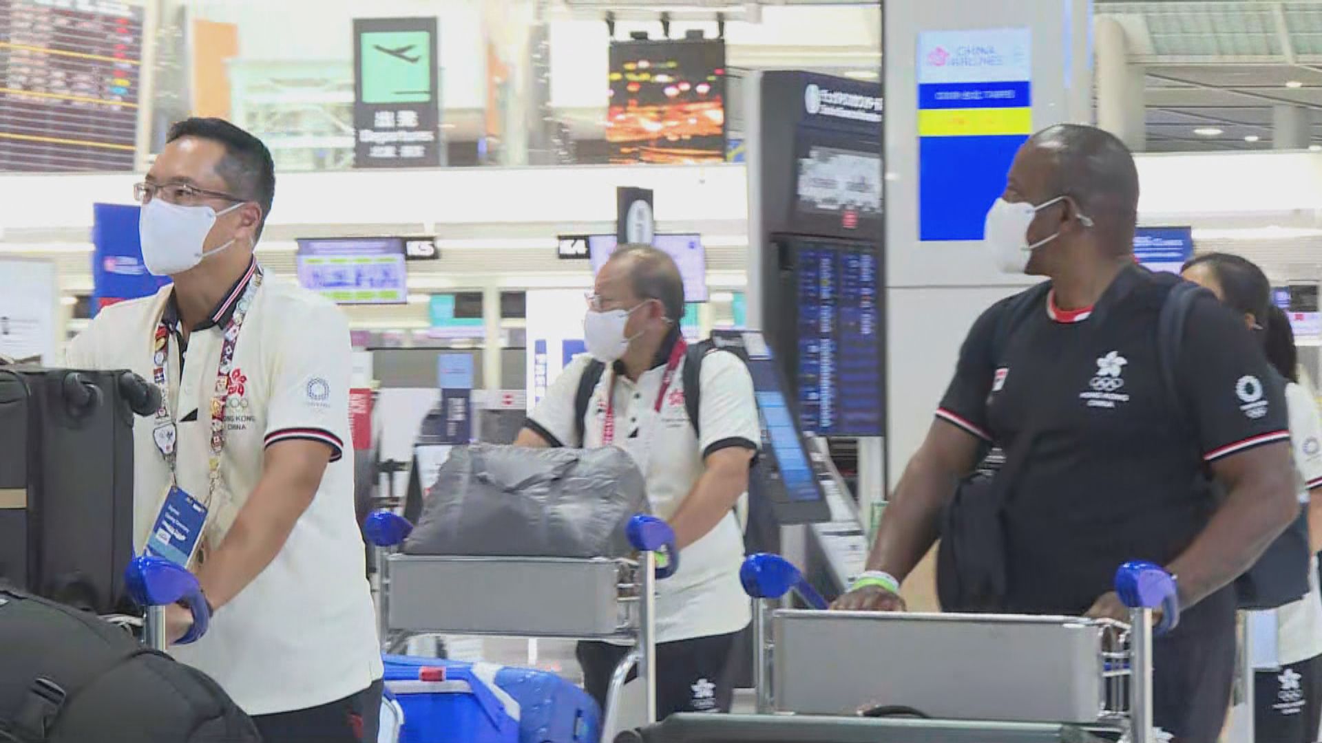 奧運香港代表團返港　貝鈞奇對未來再奪佳績感樂觀