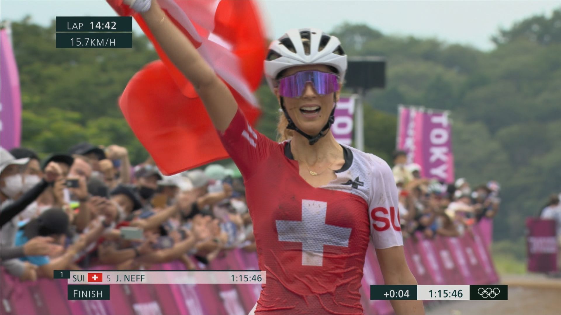 山地單車女子越野賽　瑞士包辦金銀銅