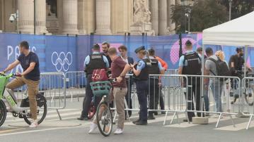 巴黎奧運即將開幕  塞納河進行綵排附近一帶保安嚴密