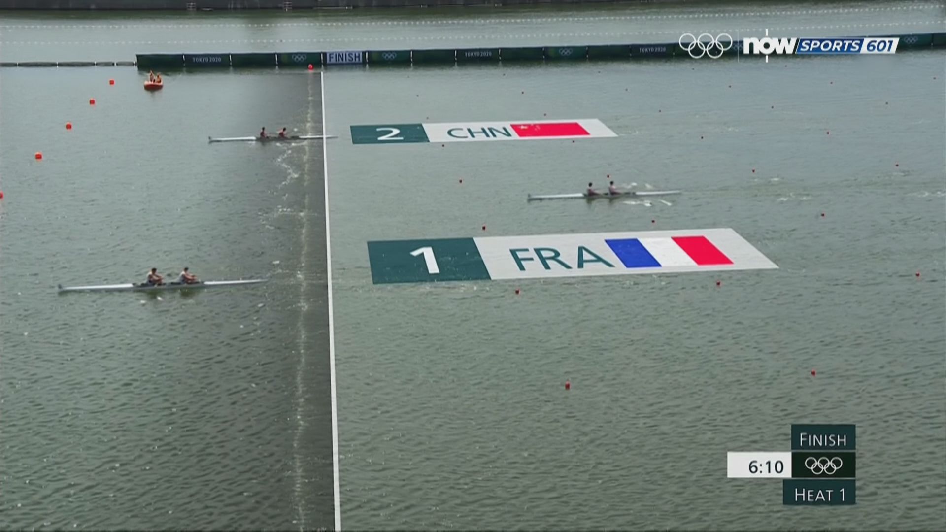 男子雙人雙槳初賽兩度刷新奧運紀錄