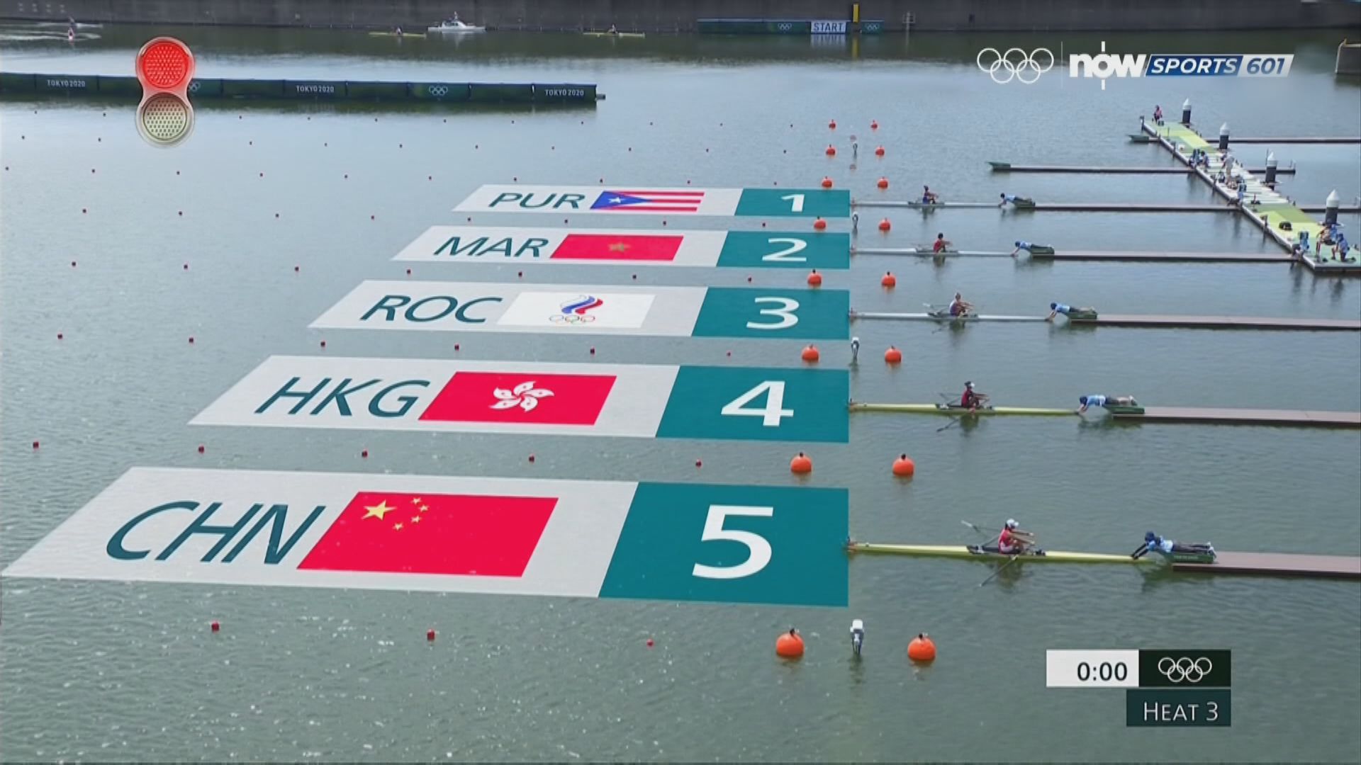 【東奧直擊】洪詠甄女子單人雙槳初賽小組排第四