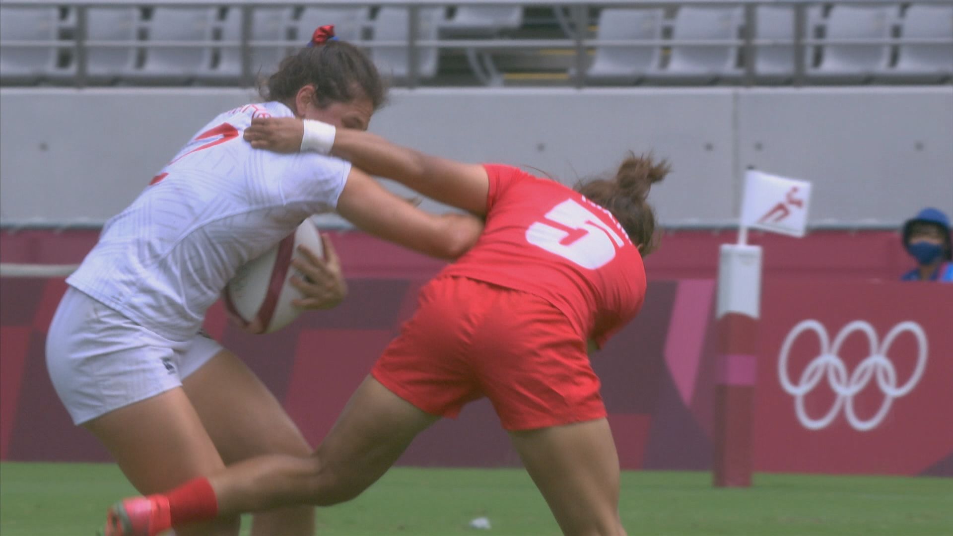 奧運女子七人欖球賽　美國33:14擊敗中國