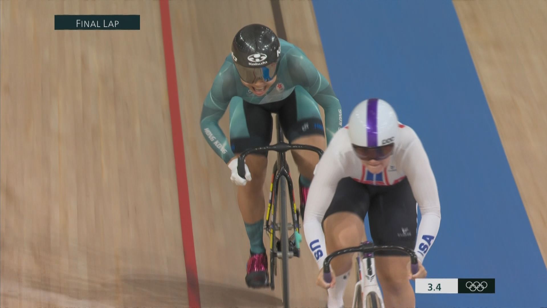 奧運場地單車女子爭先賽　李慧詩躋身十二強李海恩出局