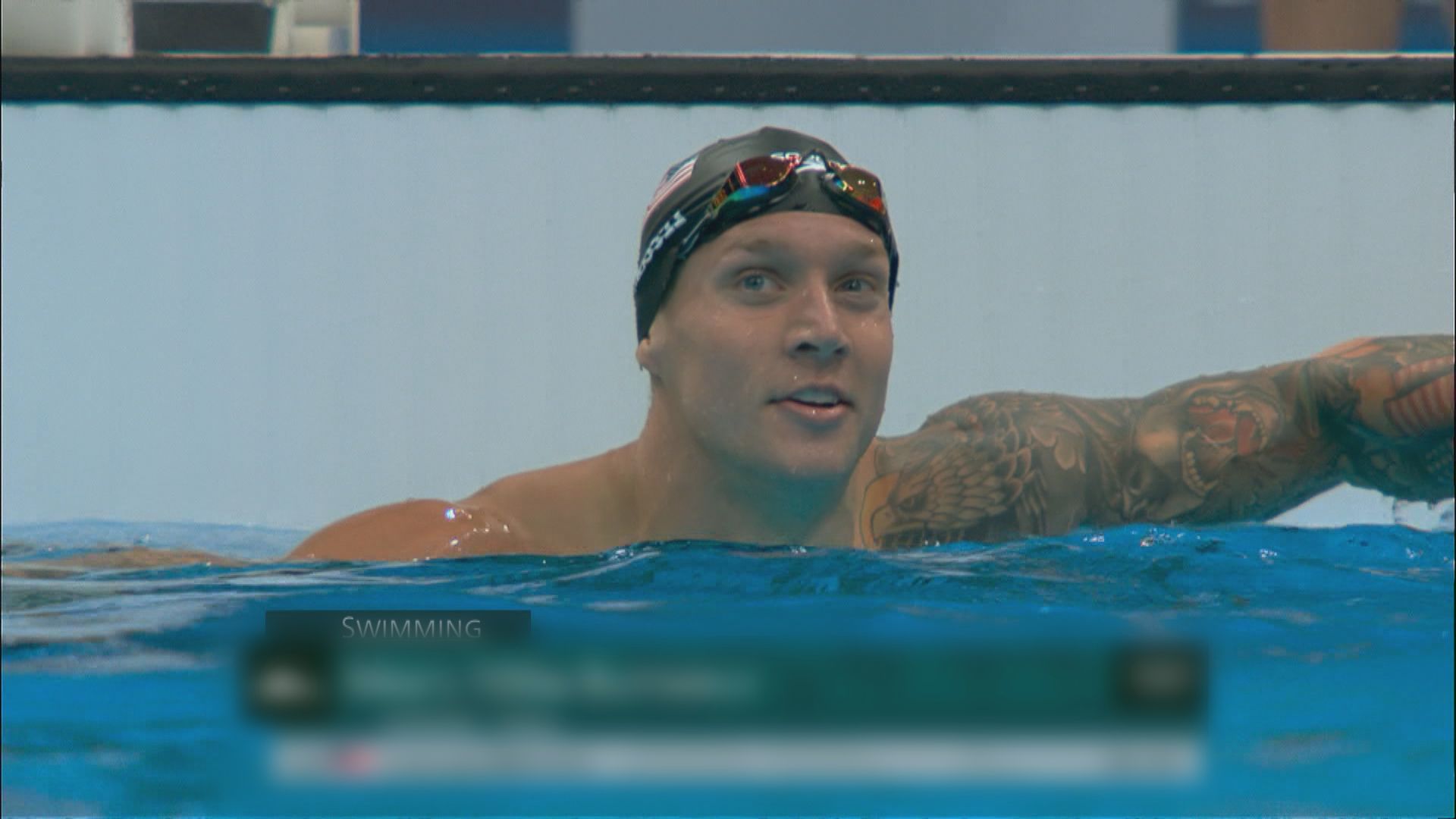 美國謝素男子100米蝶泳破世績奪金