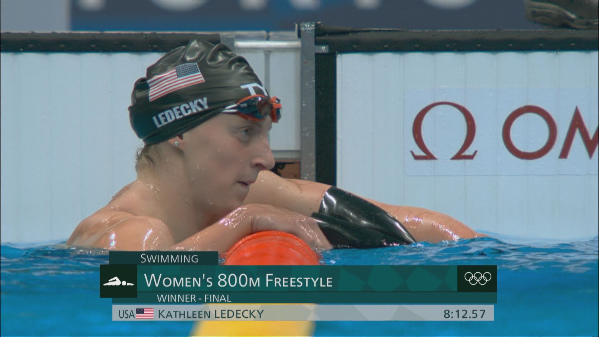 美國莉迪姬女子800米自由泳衛冕