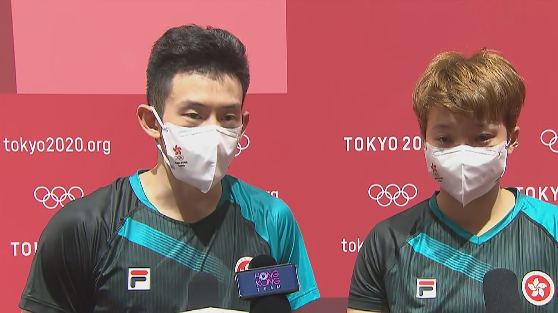 港隊「黃杜配」乒乓球混雙八強止步　盼盡快調整打好之後賽事