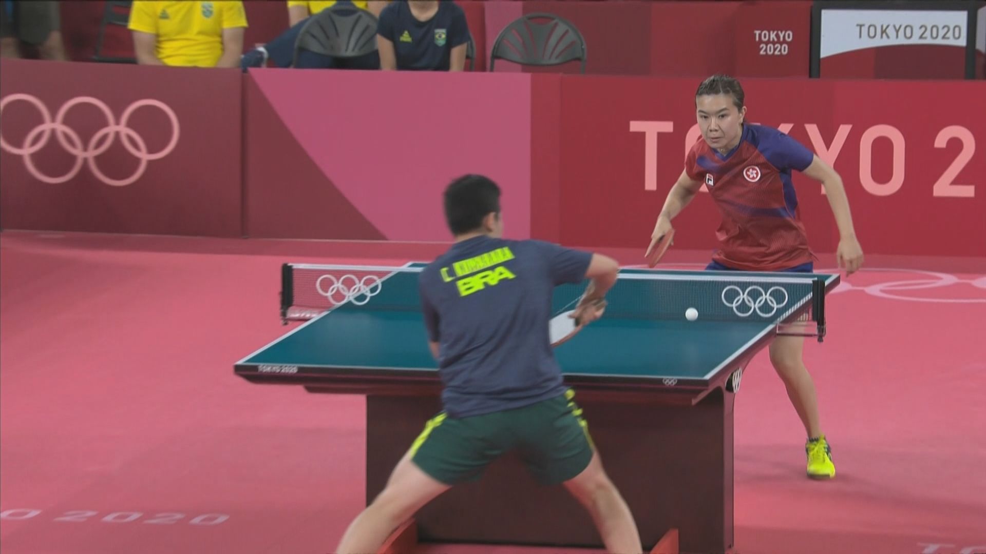 港隊乒乓球女團八強對羅馬尼亞