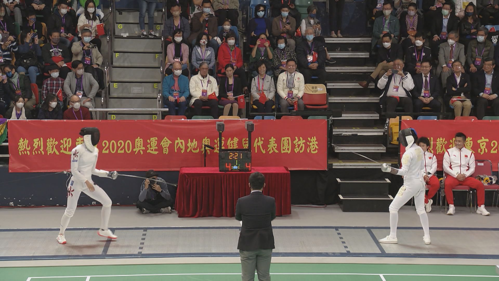 東奧國家隊繼續訪港行程進行多項示範表演