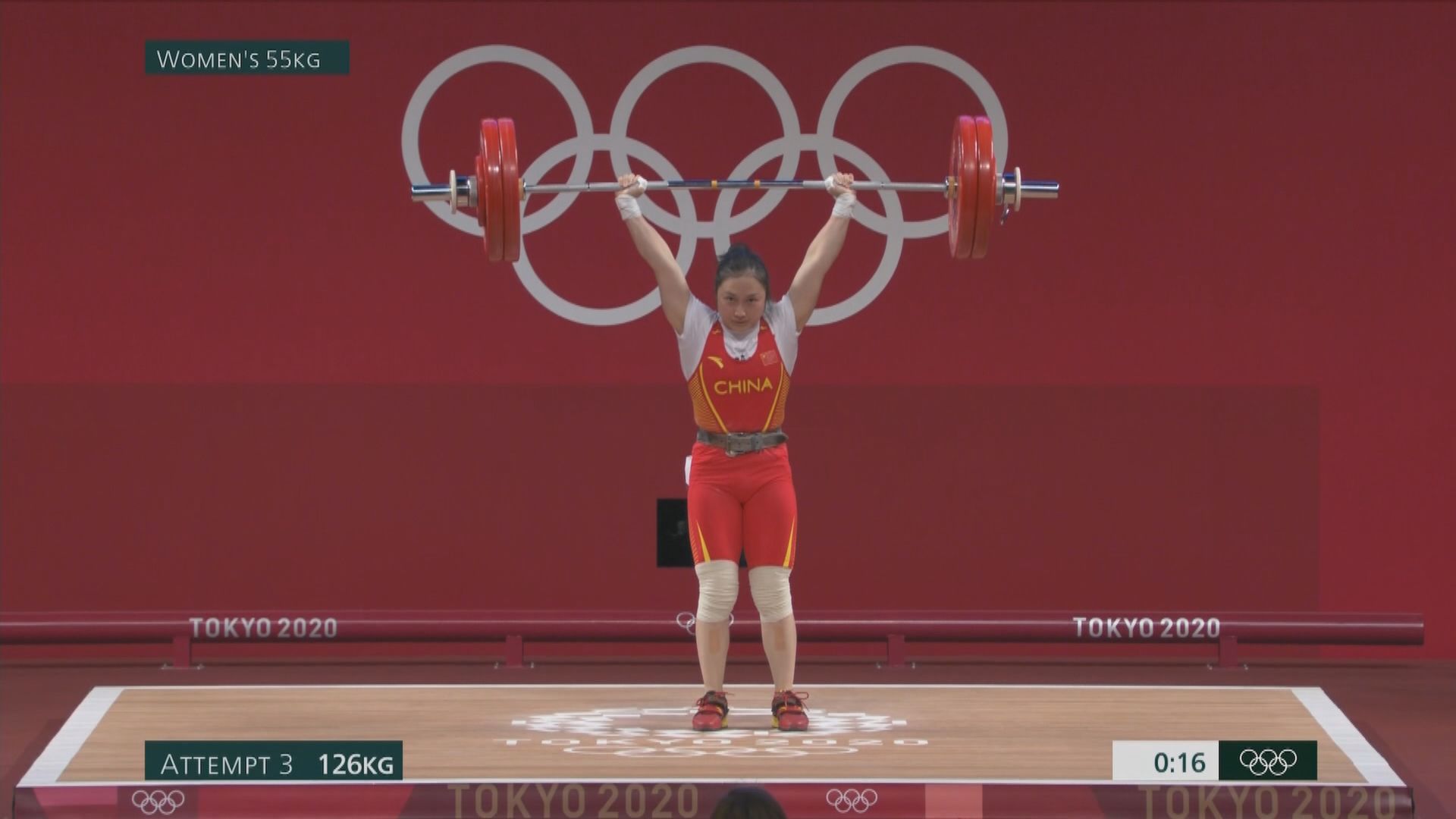 國家隊廖秋雲女子55公斤級舉重屈居銀牌