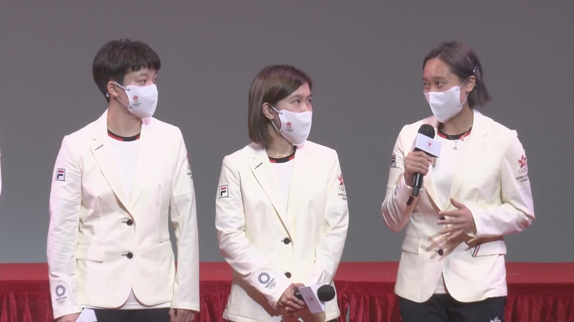 奧運香港代表隊歡迎儀式　各運動員獲頒表揚狀