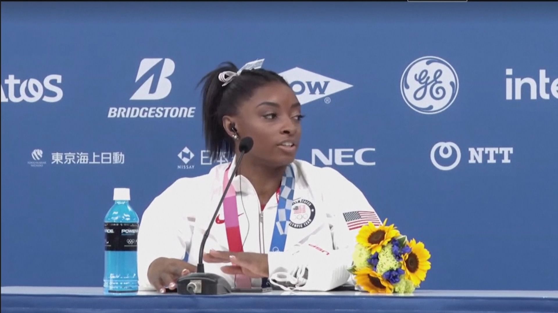 美國體操健將拜爾絲因心理健康問題退賽