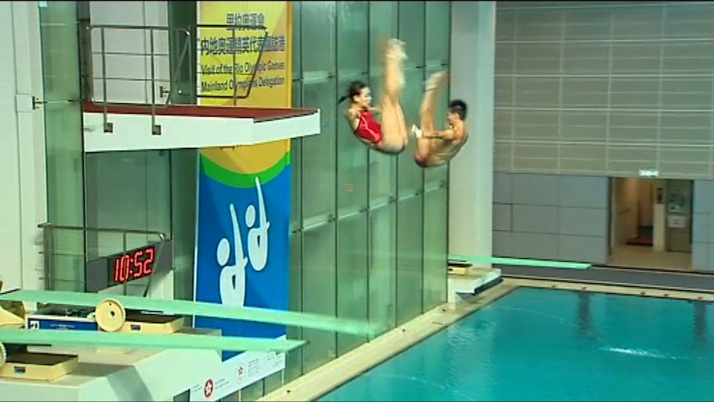 國家跳水隊維園泳池示範表演