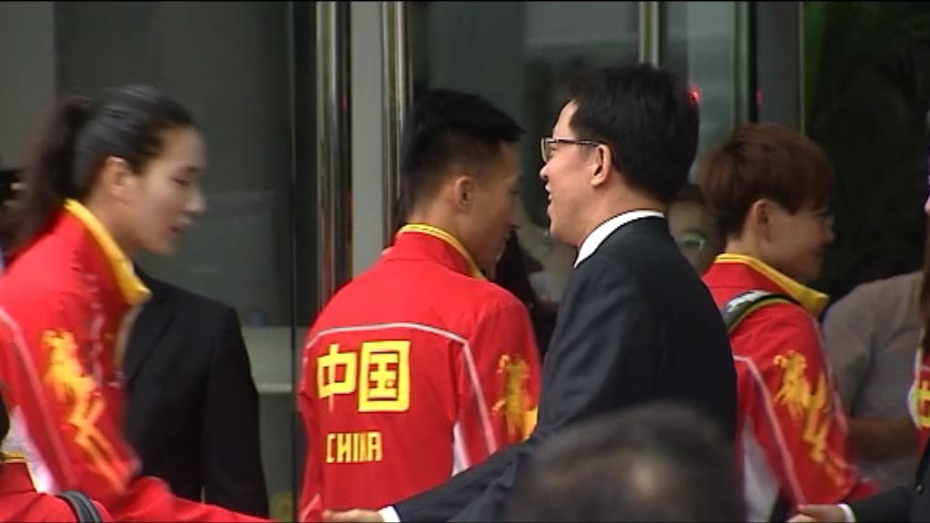 國家精英運動員出席中聯辦午宴