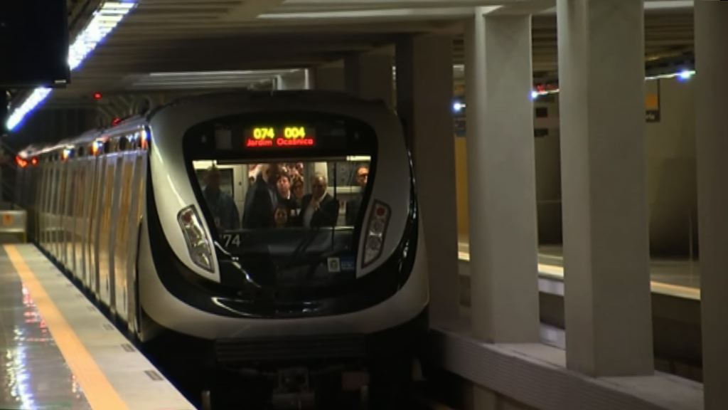 巴西里約奧運新地鐵線完工