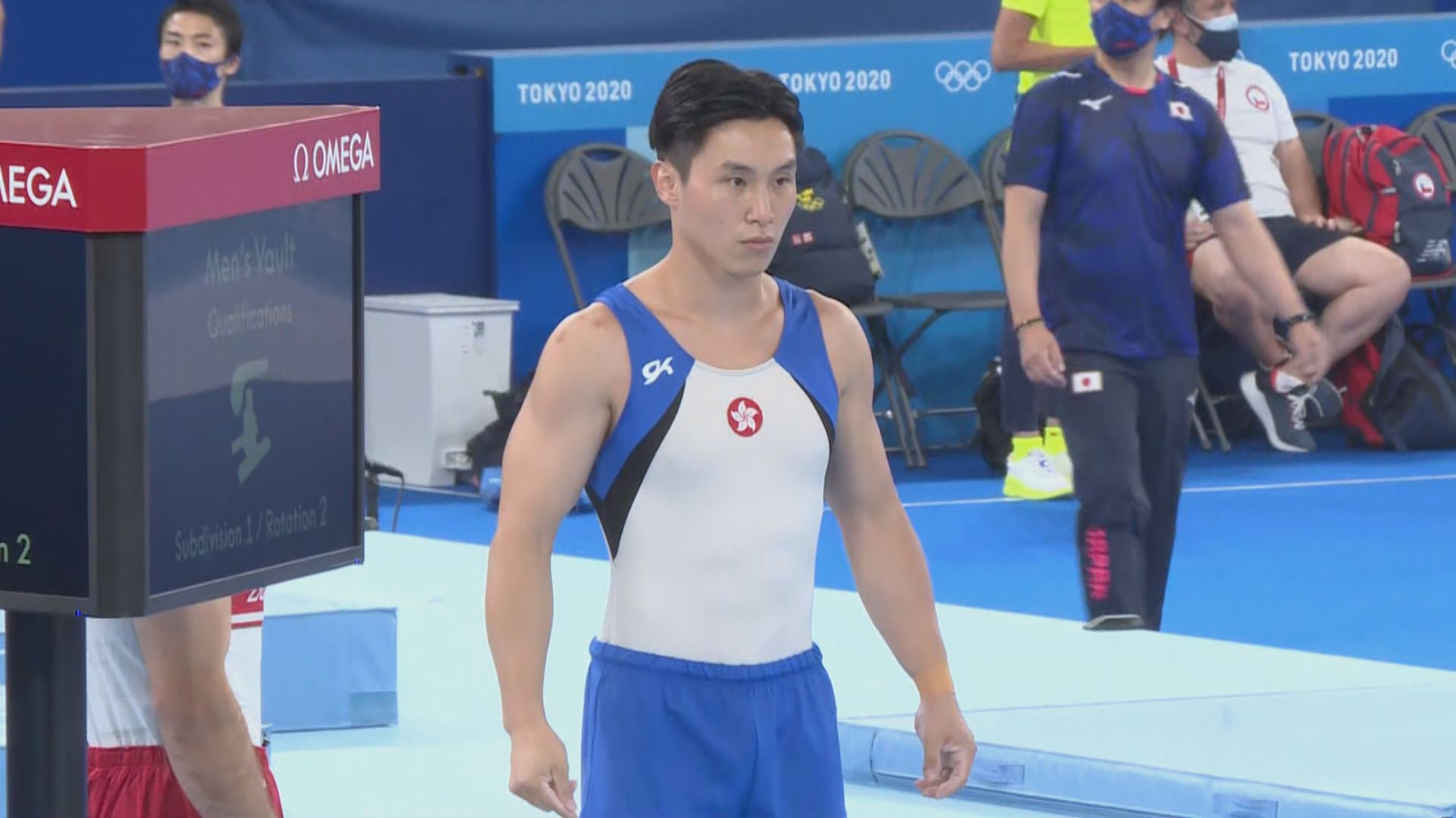 【備戰東奧】港隊體操選手石偉雄到體操主賽場備戰