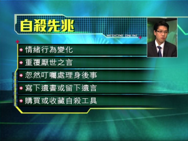 【杏林在線】長者抑鬱及自殺問題