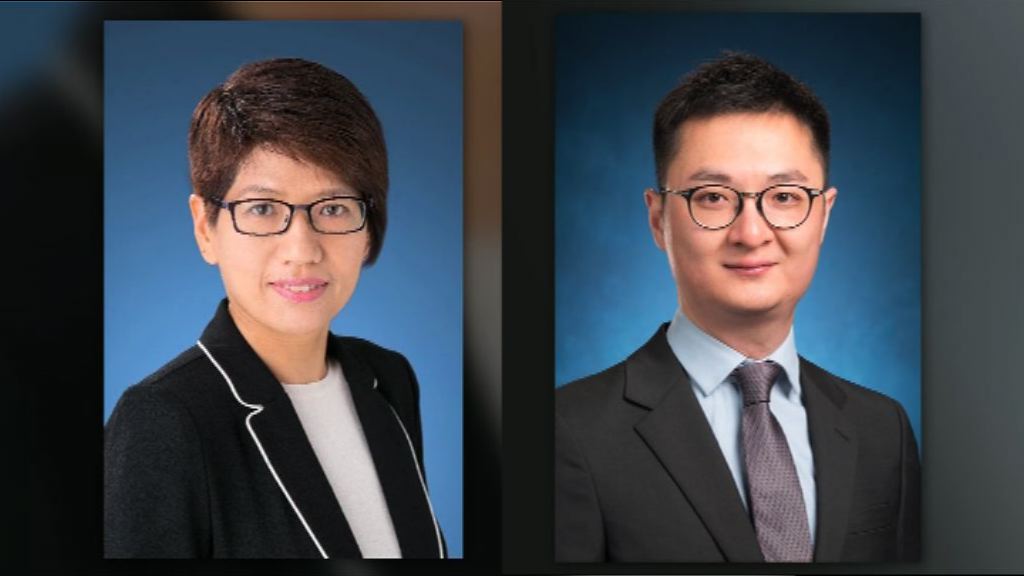 何翠萍鄭守崗獲委任為政治助理