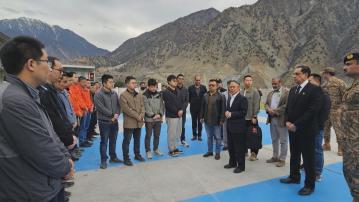 襲擊事件後 中國駐巴基斯坦大使探望當地中方工人