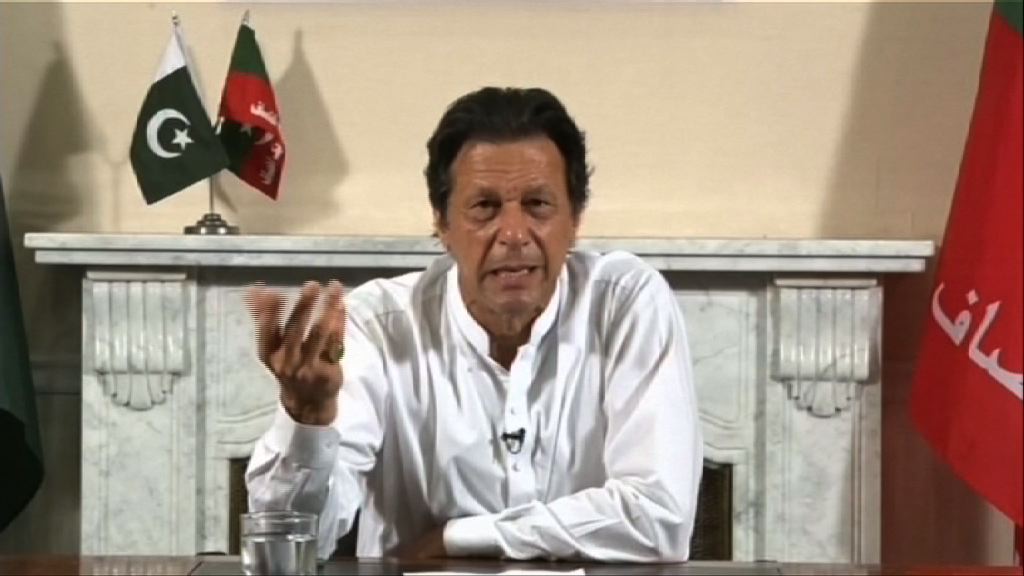 前板球選手伊姆蘭汗宣布勝出巴基斯坦大選