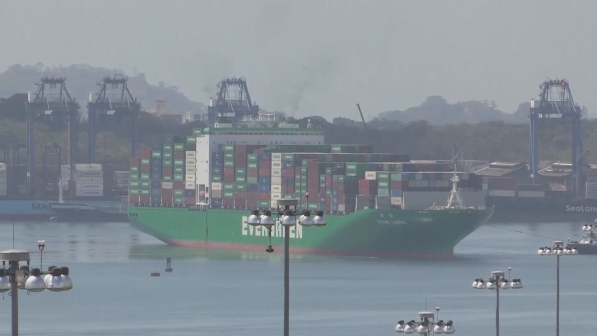 巴拿馬運河乾旱致大擠塞 約140艘船等候通過