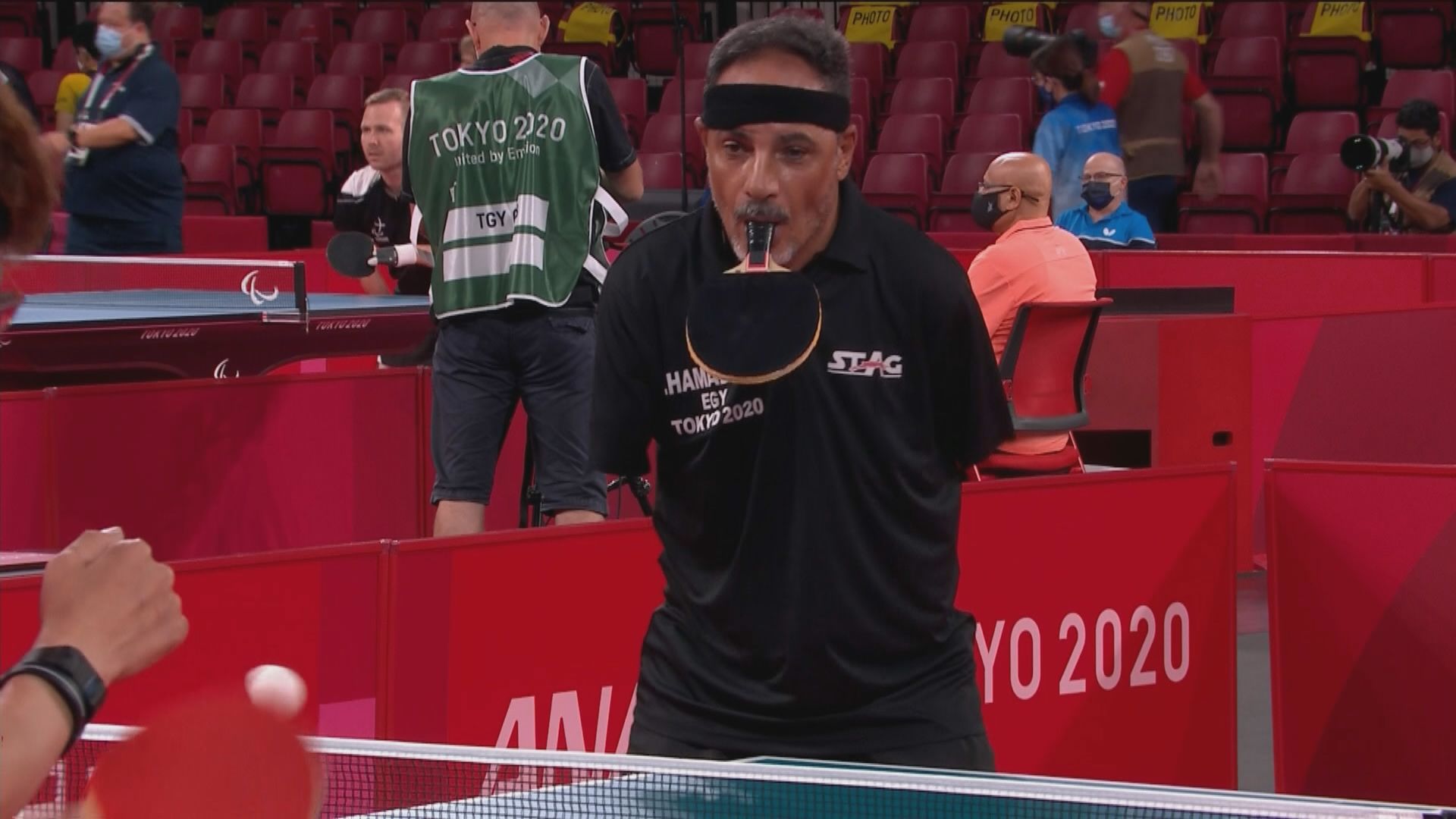 失去雙手的埃及乒乓球手哈馬度再戰殘奧　期望次名出線