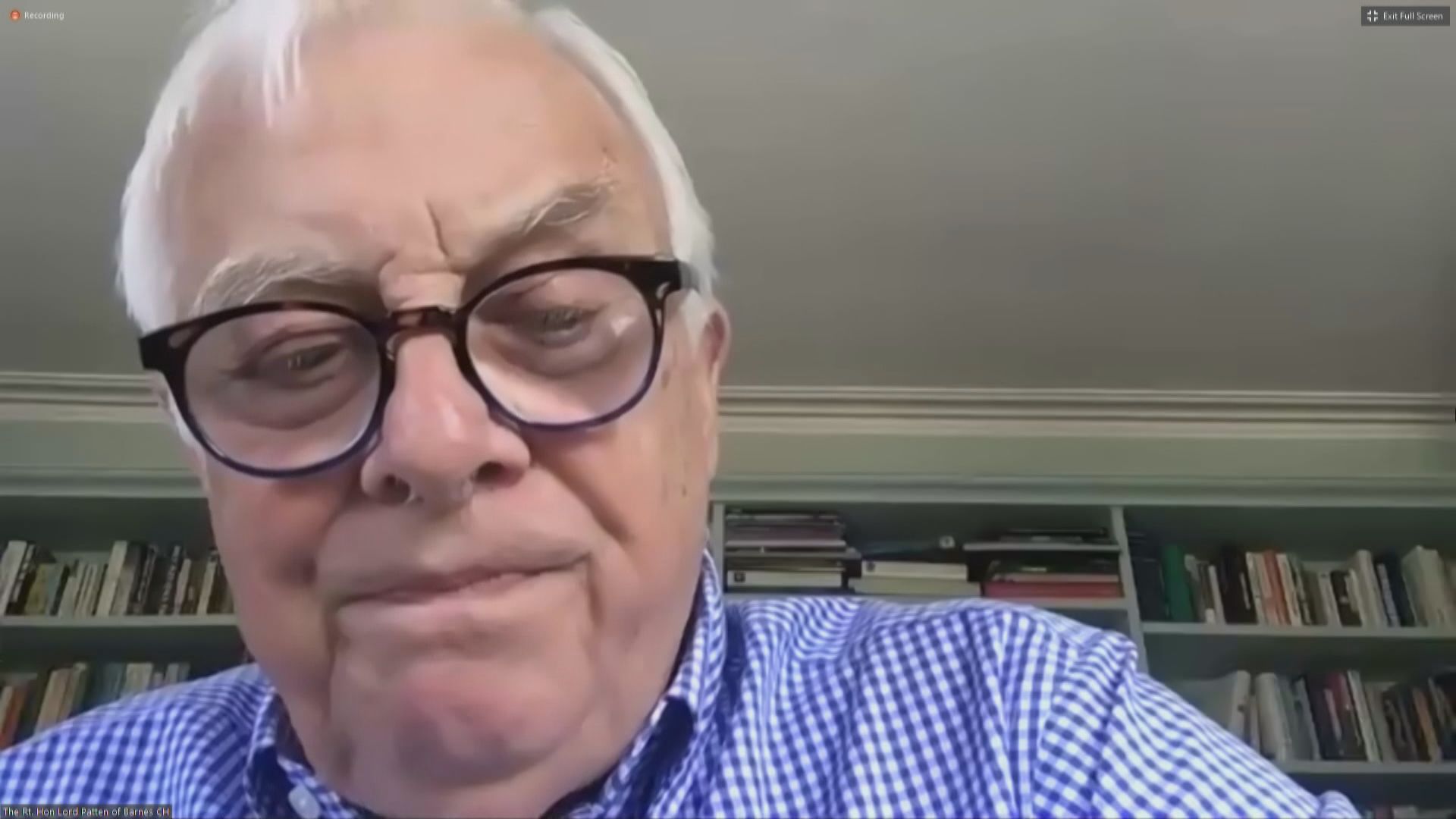 彭定康：監警會報告無助香港社會修補撕裂