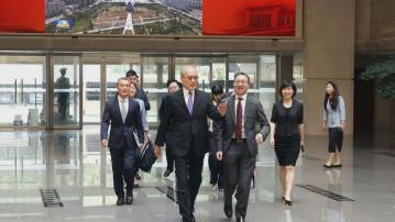 張軍會見林定國 冀律政司鞏固香港法治優勢