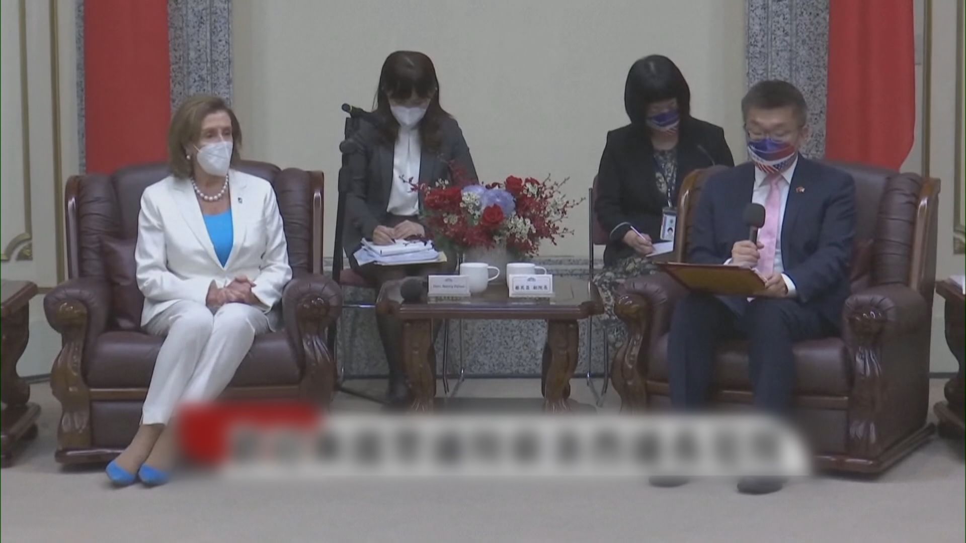 佩洛西訪台到立法院　稱晶片法對台灣及美國都有利