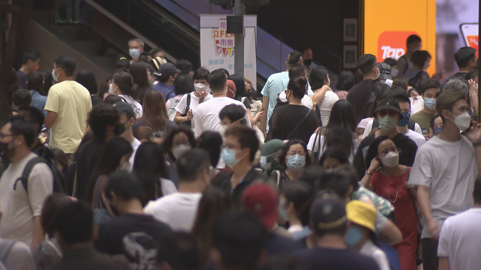 本港年中人口729萬較去年同期跌1.6%　逾11萬港人淨移出