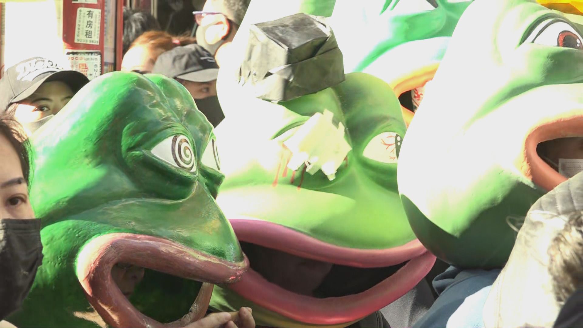 民陣遊行三時起步　有市民製公仔道具表達訴求