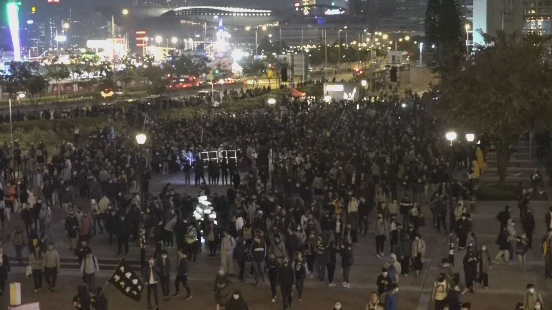 警方指有3千3百人出席聲援星火同盟集會