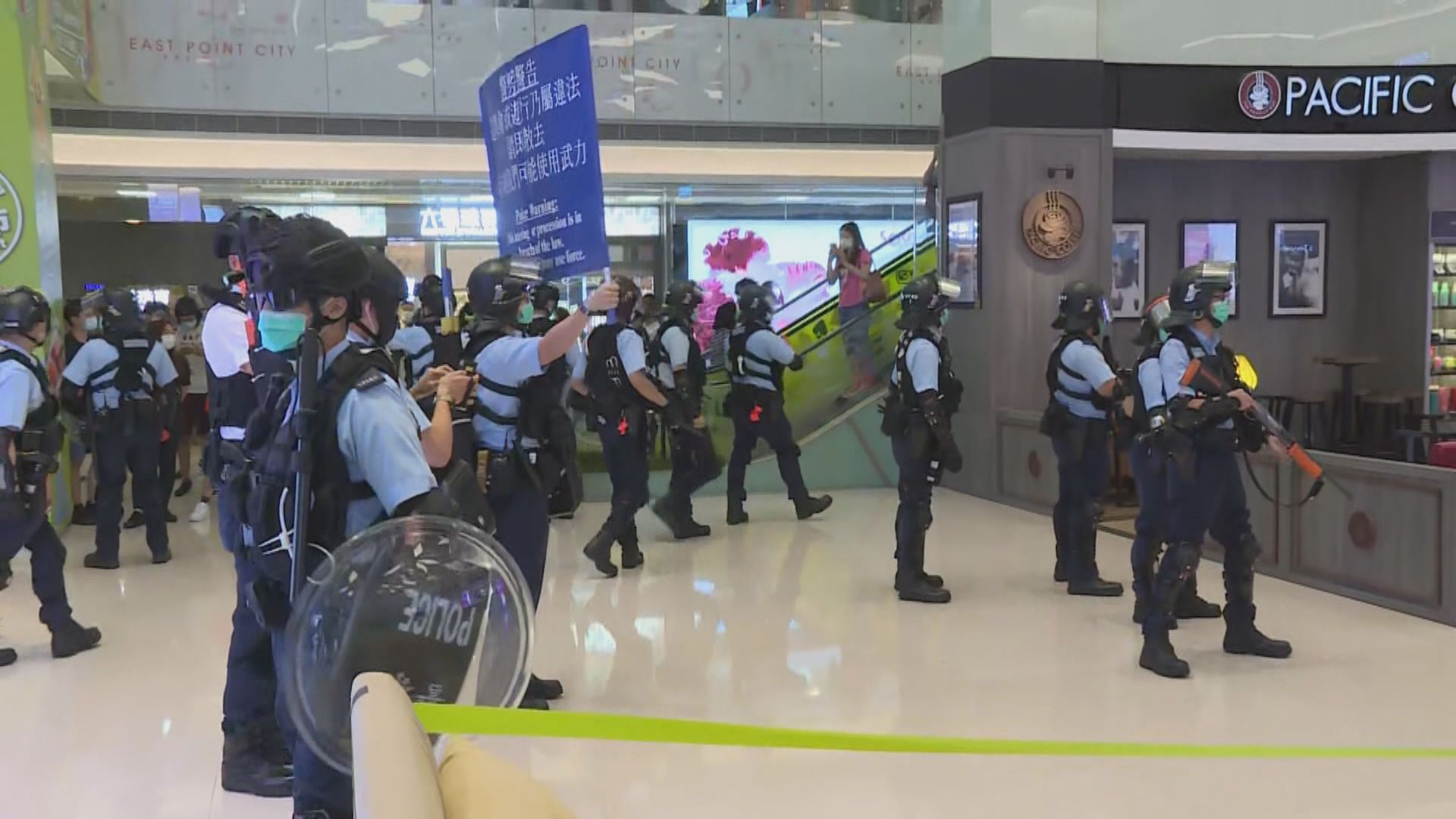 多區商場有人聚集　警稱非法集結在將軍澳商場拘捕多人