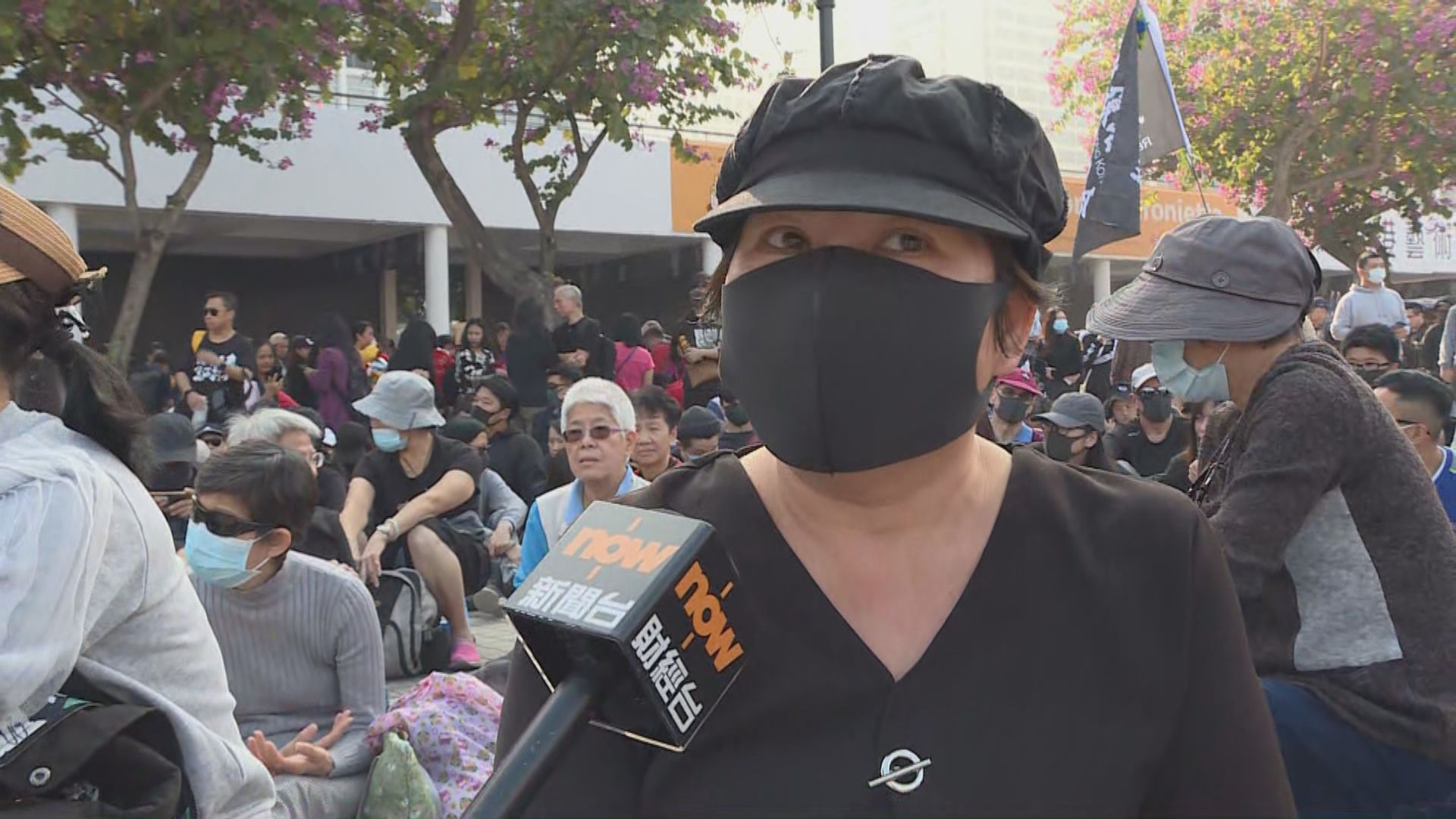 有參與集會市民憂香港變成新疆失自由人權