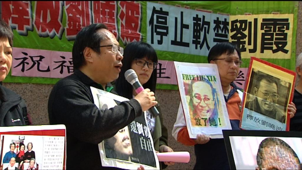 支聯會請願促釋放劉曉波及劉霞