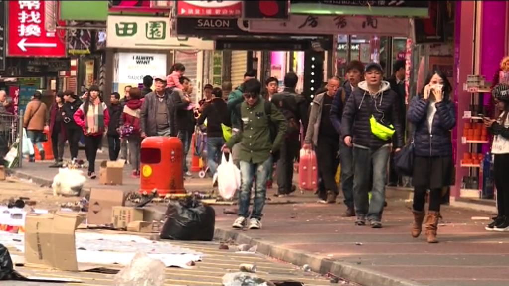 騷亂過後店舖早上如常營業