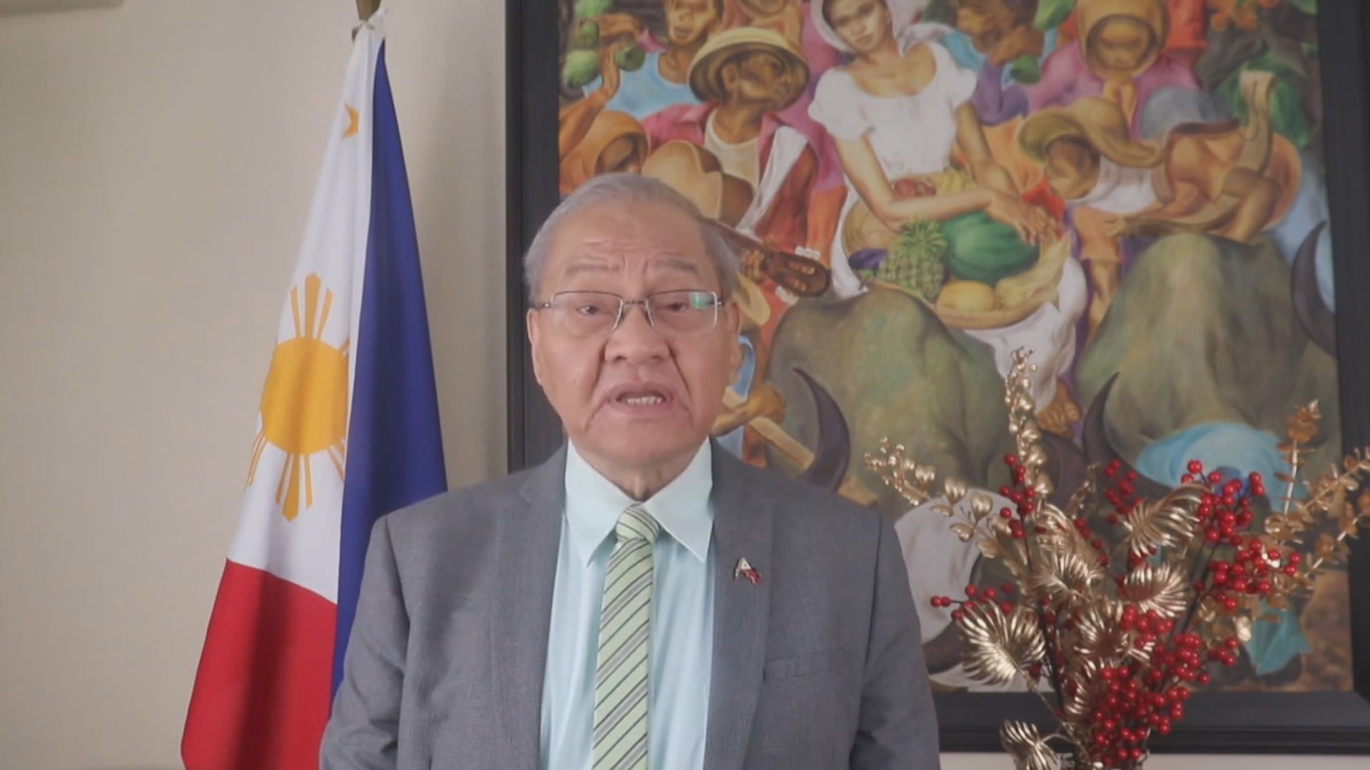 菲律賓駐華大使病逝　中國外交部深切哀悼