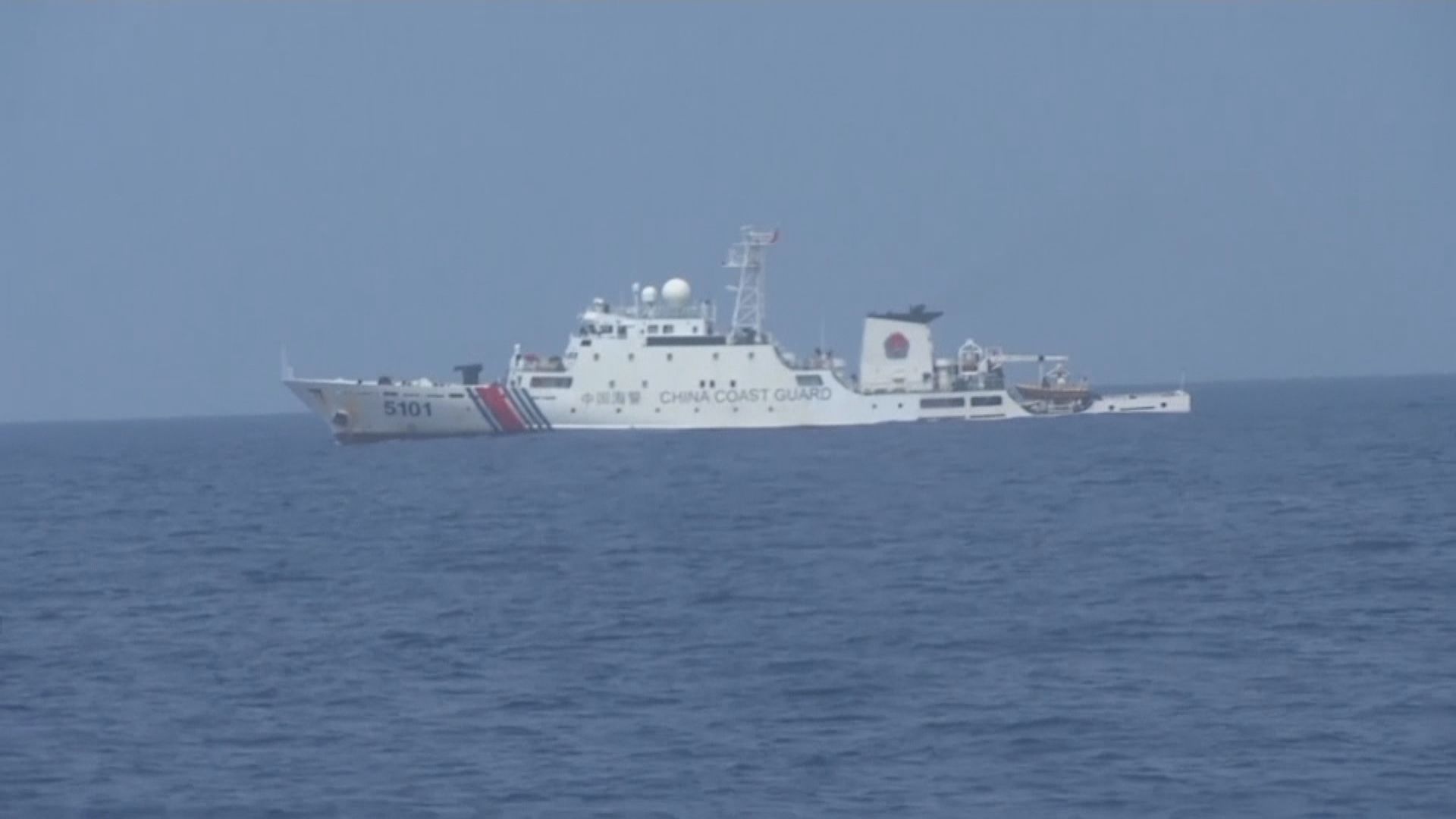 菲律賓抗議中方挑釁菲國巡邏船