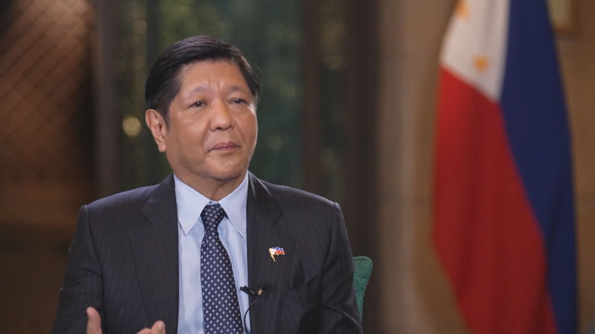 小馬可斯指會繼續維護領土的完整及主權