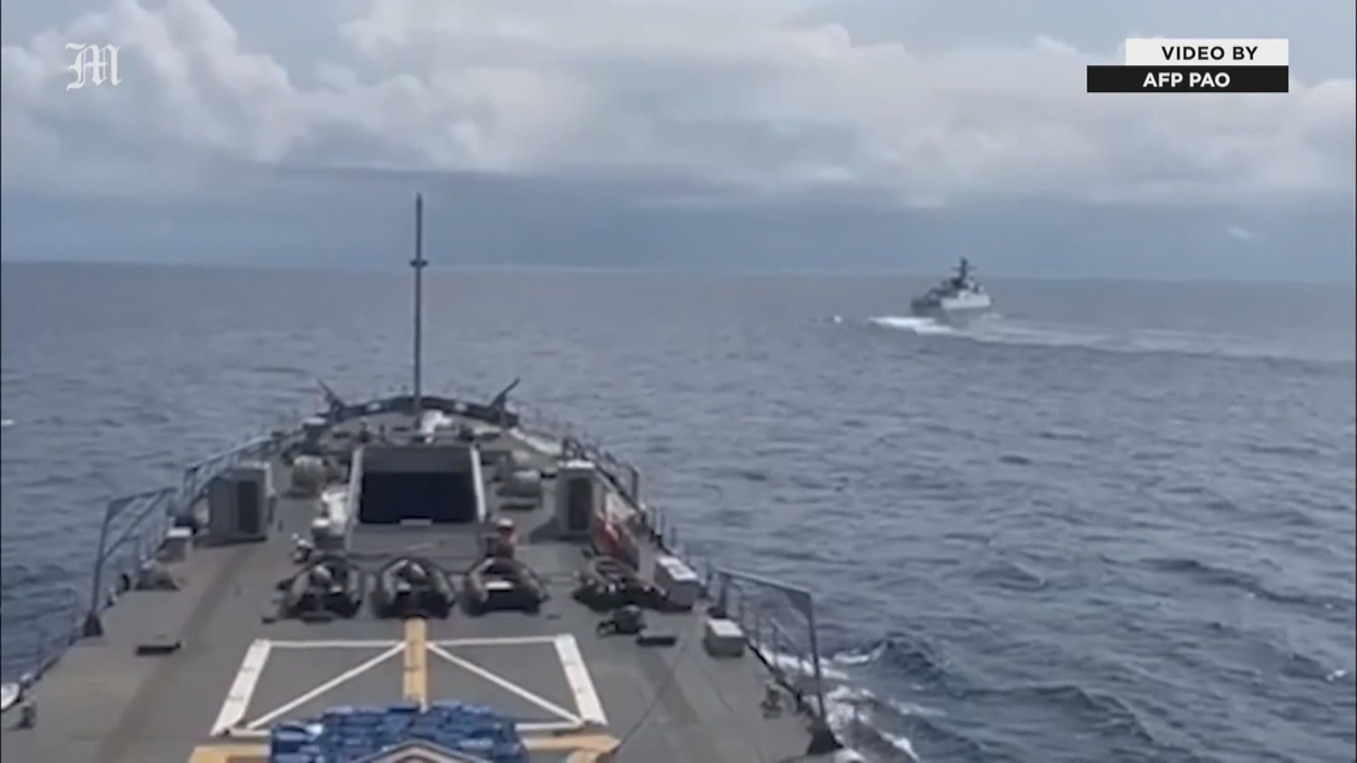 菲軍方批中方軍艦南海攔截菲方軍艦期間作出不安全行為