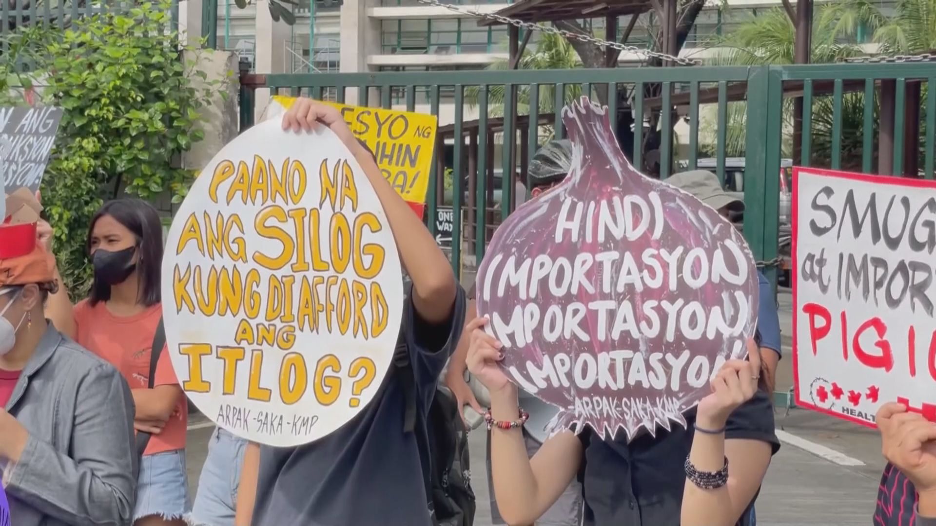 菲律賓洋蔥零售價暴升引發示威