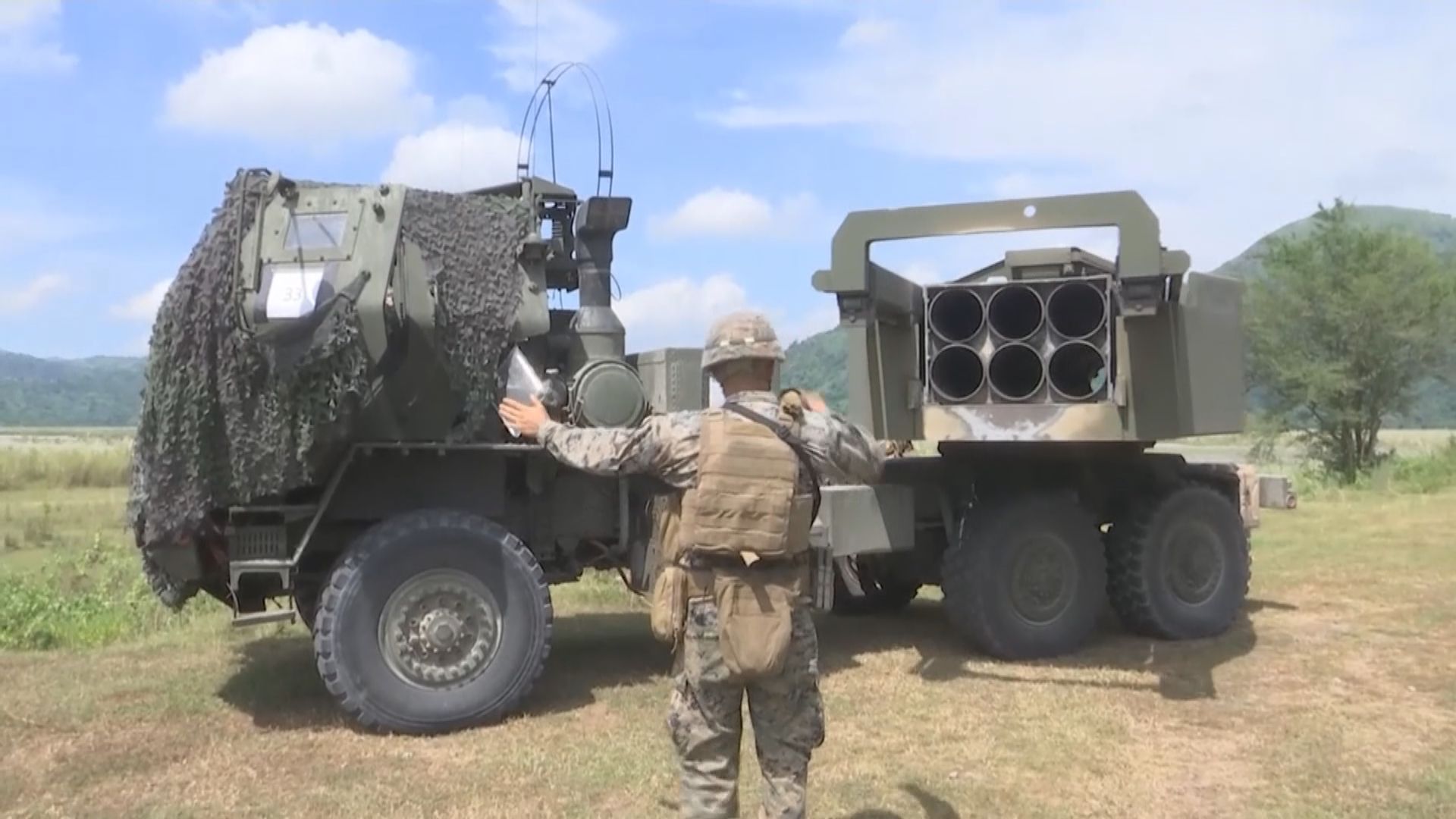 美菲聯合軍演結束前夕　舉行實彈射擊演練