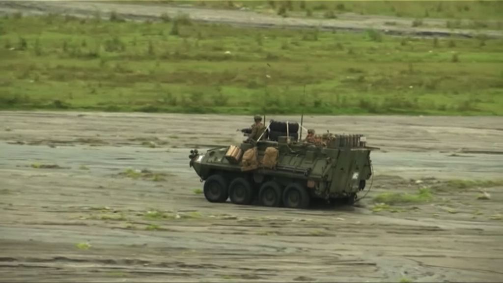 美菲提早結束聯合軍事演習