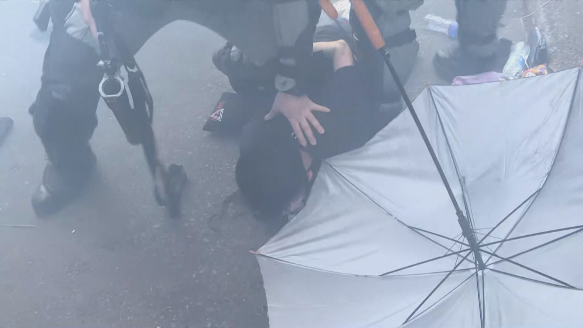反修例示威衝突警拘7700人　四成為學生